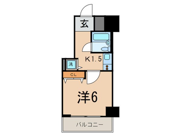 パークウェル麻布(502)の物件間取画像